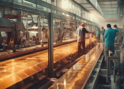 production line of glass